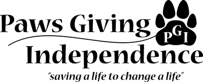 Paws Giving Independence logo